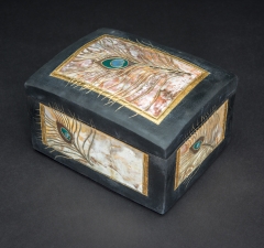 Peacock Feather Box